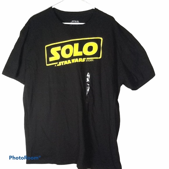 Star Wars Solo Black Graphic Tee XXL NWT - Picture 1 of 6